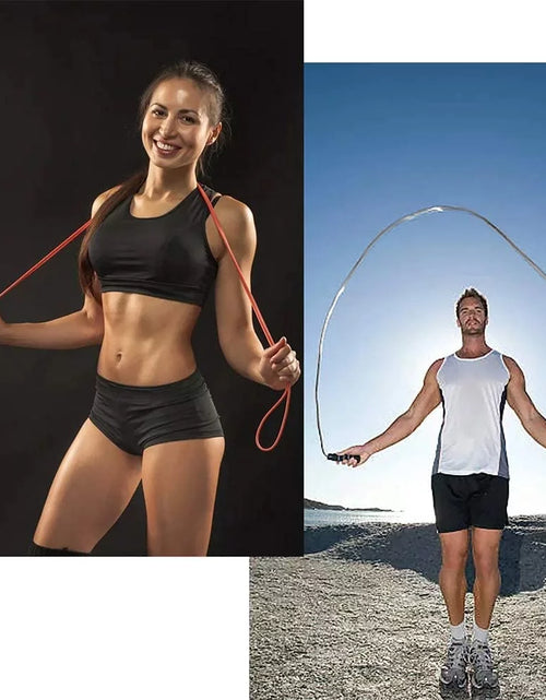 Load image into Gallery viewer, Jump Rope Skipping Rope for Rope Skipping, Speed Jump Rope for Exercise Jump Rope for Fitness for Kids and Adults
