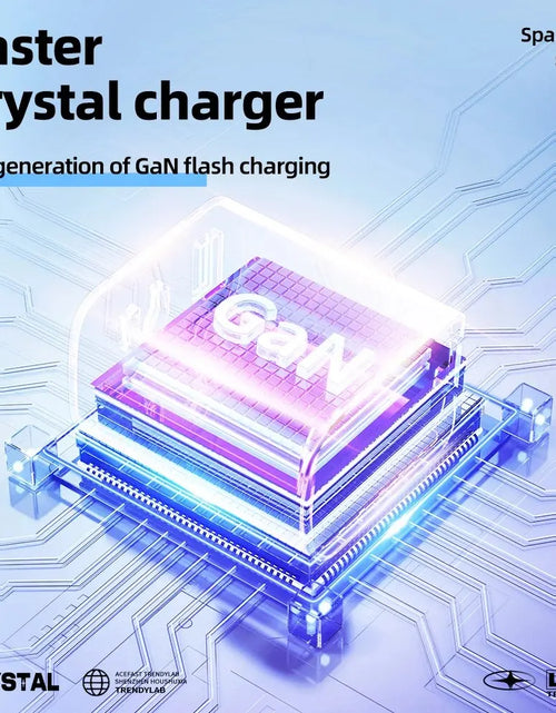 Load image into Gallery viewer, A45 Crystal Gan3 65W EU Fast Charging Charger for Iphone 15/14/13/12 USB C PD3.0 Quick Charge Adapter for Macbook Laptop
