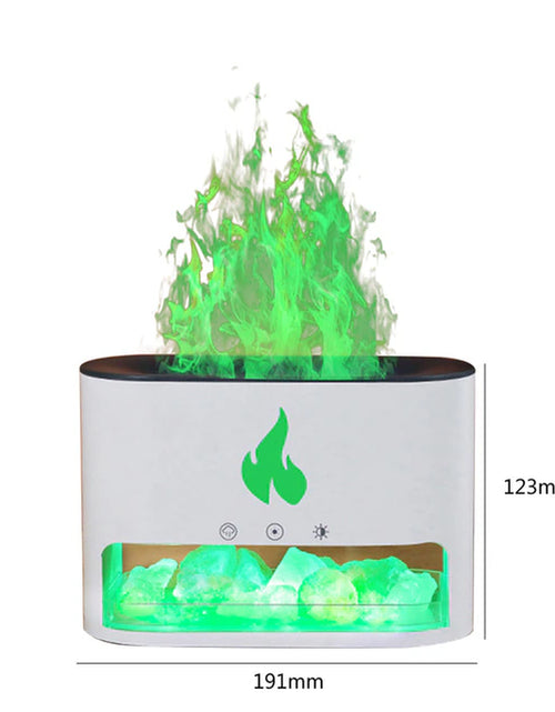 Load image into Gallery viewer, 200ML Flame Aroma Diffuser Air Humidifier Home Electric Ultrasonic Cool Mist Maker Fogger LED Essential Oil Diffuser Flame Lamp
