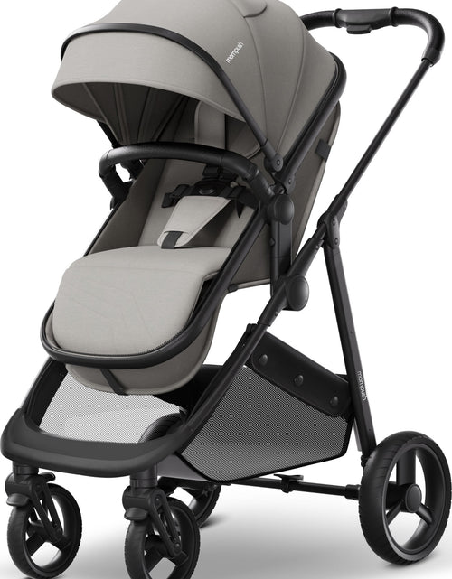 Load image into Gallery viewer, Wiz 2-In-1 Baby Stroller with Bassinet Mode, Reversible Seat and Large Canopy, Grey, 22.3LB, Unisex
