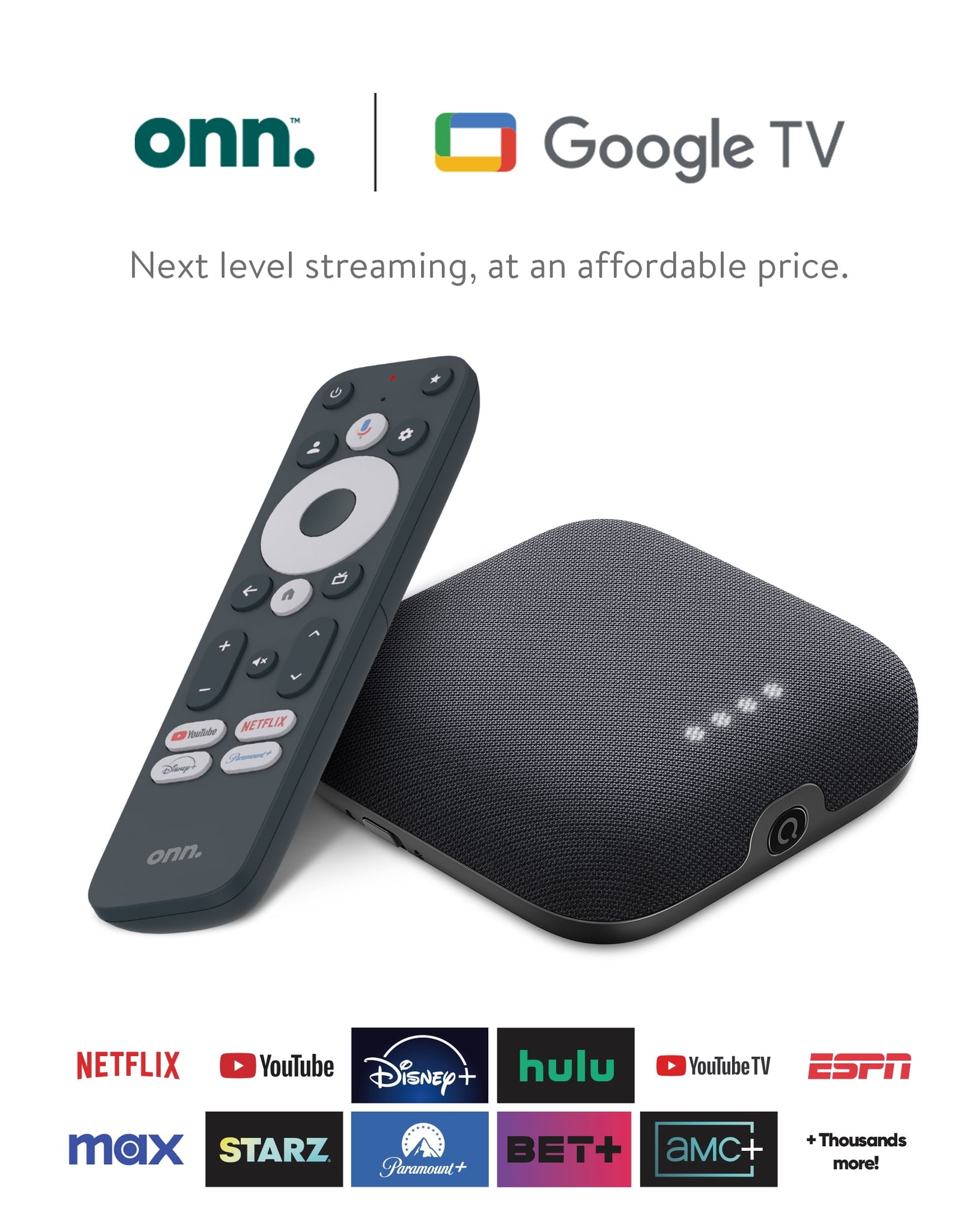 Google TV 4K Pro Streaming Device (New, 2024), 4K UHD Resolution, Dolby Vision & Dolby ATMOS, Hands-Free Voice Control, Smart Hub