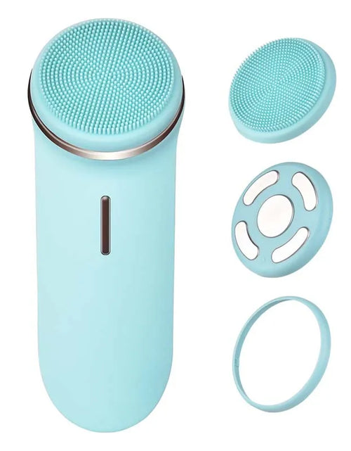 Load image into Gallery viewer, Drop Shipping Household EMS Facial Pore Cleaning Tool Face Massage Electric Silicone Deep Clean Sonic Facial Cleansing Brush
